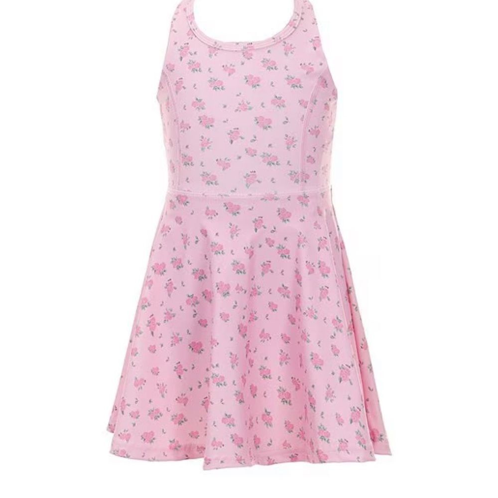 Gianni Bini Pink Floral Tennis  Dress #2